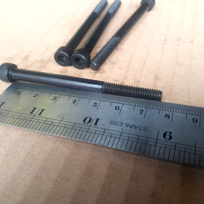 L BOLT M6X75 (7.5CM) STEEL / L BOLT STEEL M6