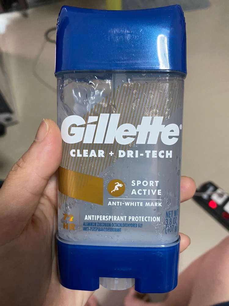 Gillette Clear Gel Deodorant, Sport Active, 3.8 107g ジレット クリアージェル