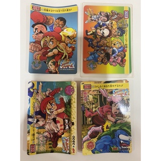 Street Fighter 2 cards ของญี่ปุ่นแท้ งานเก่าเก็บตั้งแต่ปี 1993-1994 สภาพสะสมหายากของแท้