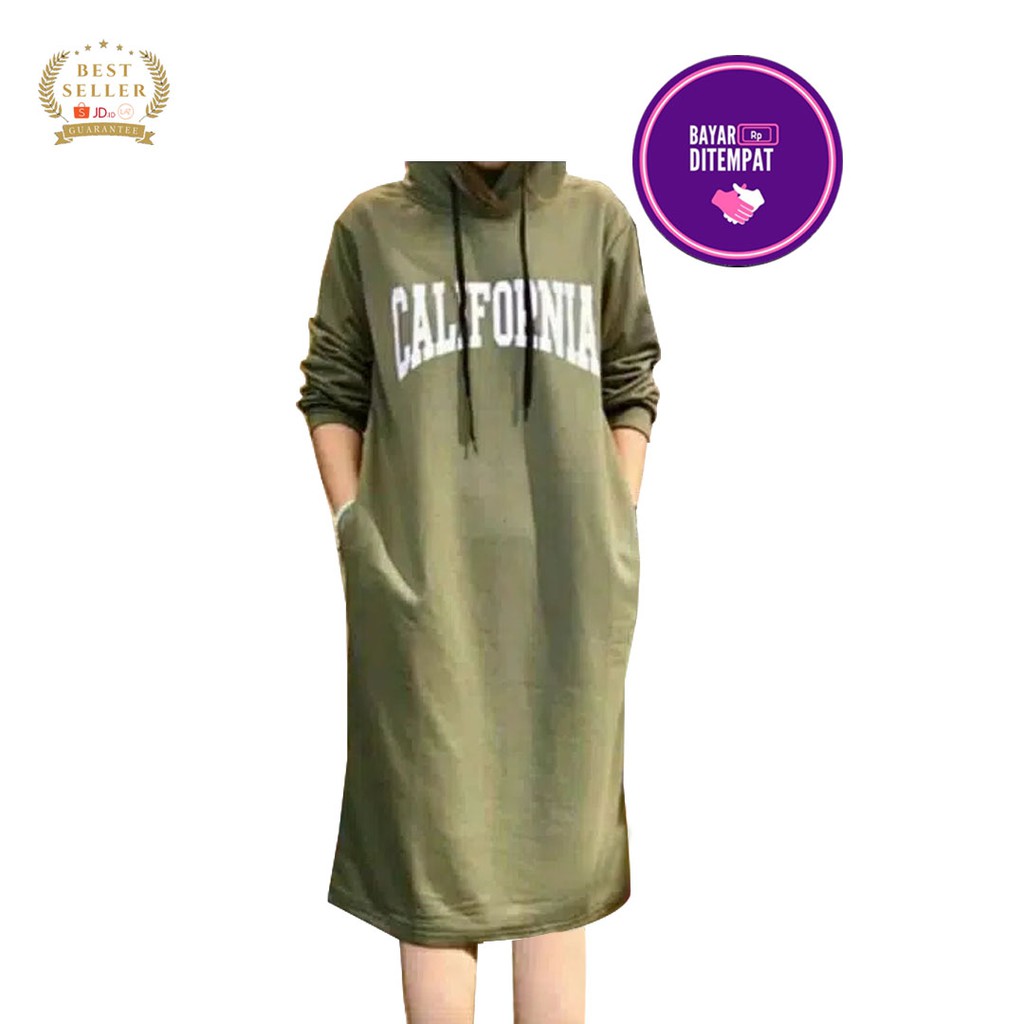 (CAN Pay ON THE PLACE) Camelia Hoodie Dress / Womens Dress / Modern Dress