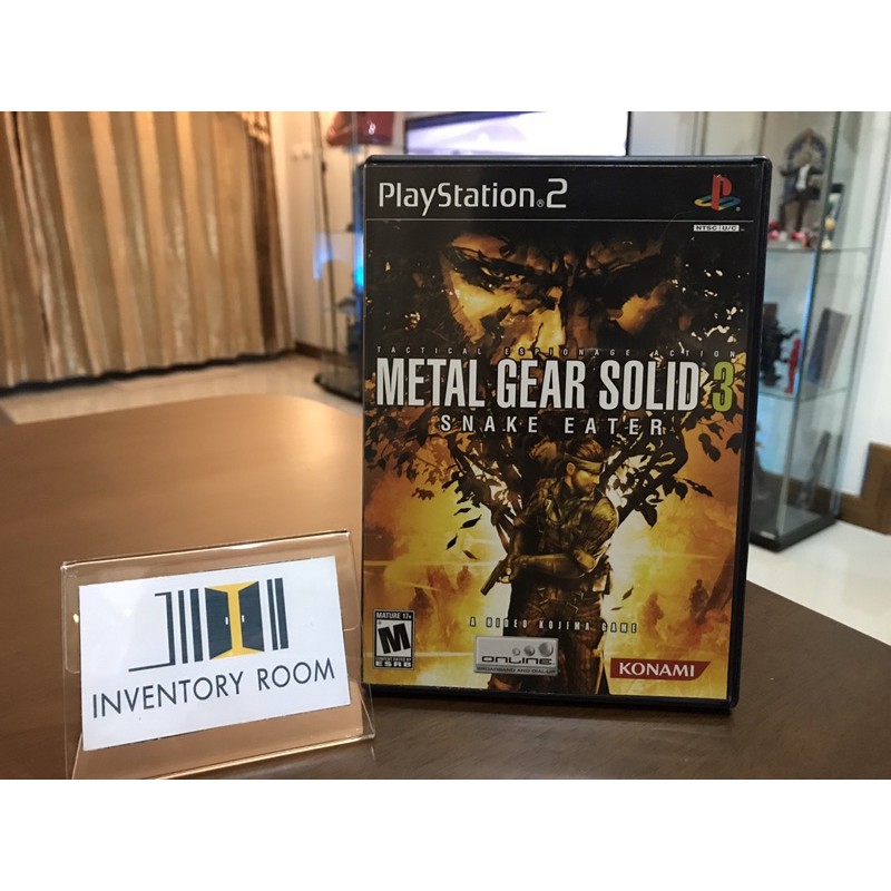 แผ่นเกมส์ Ps2 Metal Gear Solid 3 Snake Eater แผ่น Zone PAL มือ 2