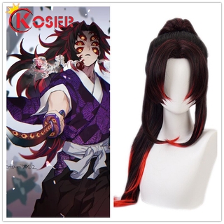 Demon Slayer: Kimetsu no Yaiba Kokushibou Tsugikuni Yoriichi Muzan Cosplay วิกผม Wigs Hair ชุดคอสเพลย์ การ์ตูน บพิฆาตอสู