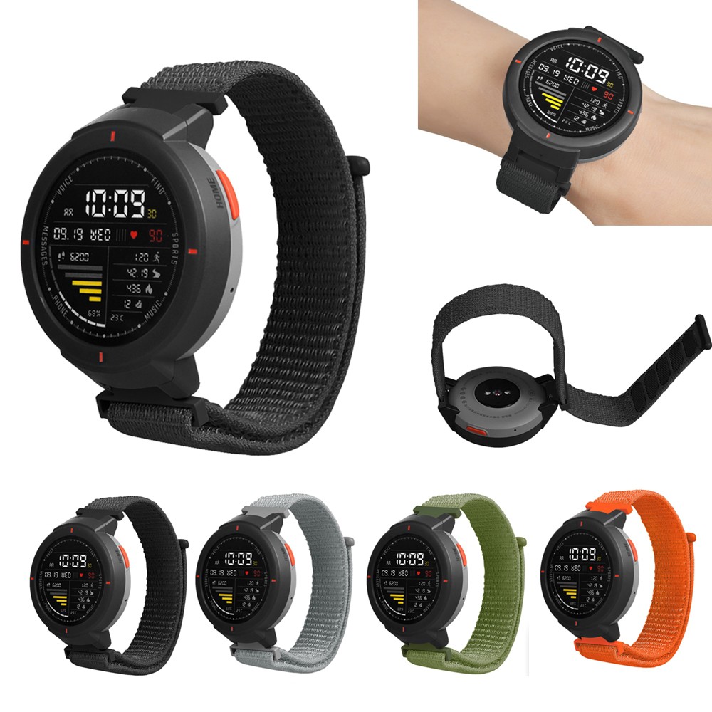 ห่วง ไนลอน วงนาฬิกา การแทนที่รัดสำหรับ Xiaomi Huami Amazfit Verge 3 Smart Watch ข้อมือรัด for Amazfit Verge