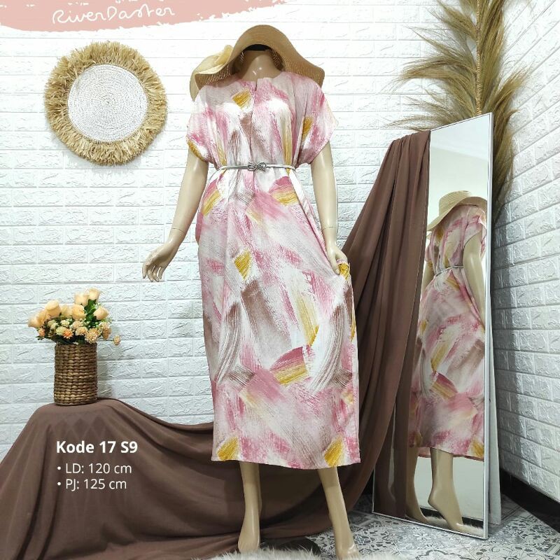 Jannah River Daster 17S9 เครื่องปิ้งขนมปังแม่น้ํา DasterpremiumRayonViscose