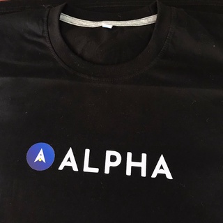 กำลังฮิต!! เสื้อยืดคริปโต Bitcoin ลายAlpha เนื้อผ้า Cotton100% No.30 เกรดComb พรีเมี่ยม สกรีนลายใหม่ตามออเดอร์ทุกตัว