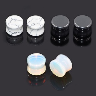 1Pair Mixed Double Flared Tunnels Ear Plugs Expander Stretcher Gauges Kit