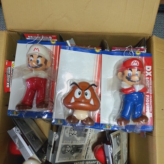 RARE 2007 Nintendo Super Mario Brothers 9.5" Banpresto DX Sofubi Figure Series 5 Complete Set of 3