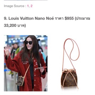 Louis vuitton mini bag nano noe เกรดออริจินอล หนังแท้ จิ๋วแต่แจ๋ว