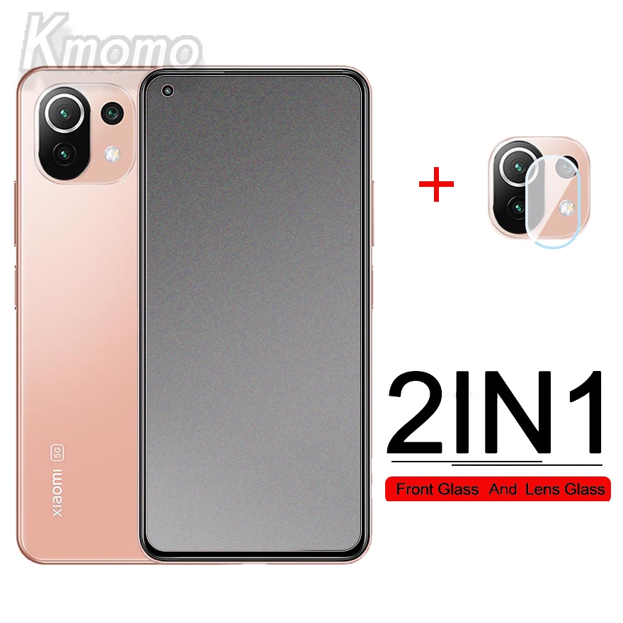 2-in-1 ฟิล์มกระจกนิรภัยกันรอยหน้าจอ ผิวด้าน แบบบาง สําหรับ Xiaomi POCO F9 X8 F8 X7 Ultra M7 C85 C71 