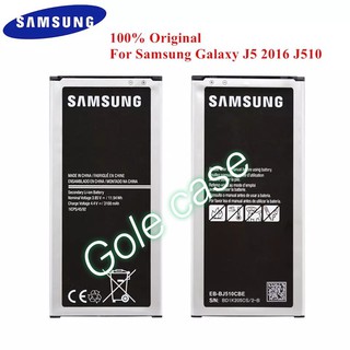 แบตเตอรี่ แท้ Samsung Galaxy J5 2016 / J510 EB-BJ510CBC EB-BJ510CBE 3100mAh รับประกันนาน 3 เดือน