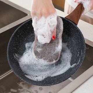 ฟองน้ำหุ้มตาข่าย ฟองน้ำล้างจาน ทำความสะอาด