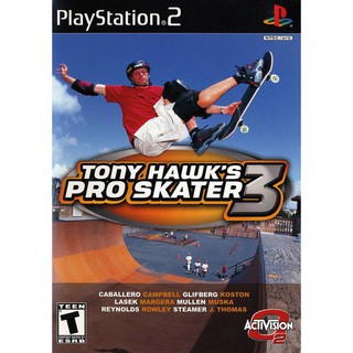 แผ่นเกมส์ps2 Tony Hawk’s Pro Skater 3 แผ่นเกมเพล2เกมps2