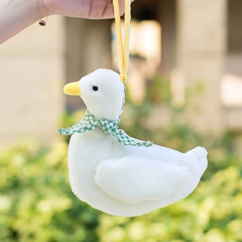 Dake Duck Messenger Bag Coin Purse Duck and Duck Bag Big White Goose Come on Duck Girl Birthday Gift