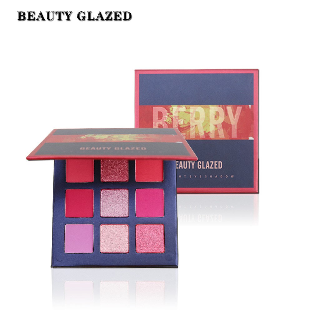 Beauty GLAZED พาเลทอายแชโดว์ 9 สี เนื้อแมตต์ 15 สี - รูปที่ 3