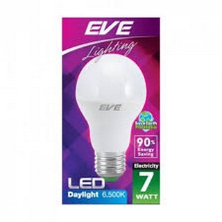 Therichbuyer หลอดไฟ LED E27 7 วัตต์ Daylight EVE LIGHTING รุ่น LED A60 7W