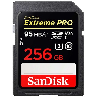 Sandisk Extreme Pro การ์ดหน่วยความจํา 256GB SDXC UHS-I sd Class 10 V30 U3 95MB/S สําหรับกล้อง Canon Leica