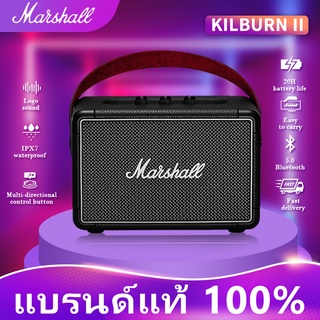 🟥9.9🟥Marshall Kilburn IIBlackทองดำ ลำโพงบลูทูธ มาร์แชล ลำโพงบลูทูธเบสหนัก ลำโพงคอมพิวเตอร์ ลำโพง Bluetooth ประกัน 3 ปี