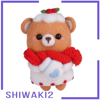 [SHIWAKI2] Animal Wool Needle Felting Kit Foam Mat Hand Craft Making Festival Crafts DIY Wool Felt Needle Felt Tool Set for Christmas DIY Needle Felting Beginner