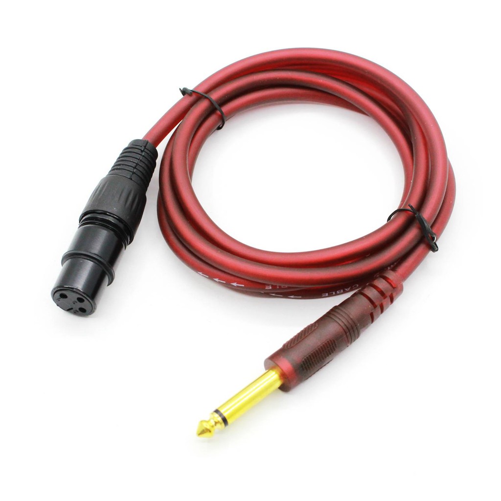 【1.5M/3M/5M/10M】6.35mm male to XLR male/female Microphone Cable Audio Mic Cable High Quality