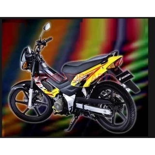 บังโคลนหลัง พร้อมอุปกรณ์+ทับทิมสีเเดง รุ่น โซนิค เก่า SONIC ปี 2003 # 3220-053-ZBLR