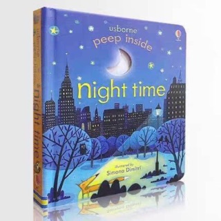 👫 หลังจากเด็กๆ หลับไหล ในยามค่ำคืนเกิดอะไรขึ้นบ้าง 🌙 Usborne Peep Inside Night Time