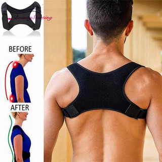 BT Upper Back Posture Corrector Back Straight Shoulders Brace Strap Correct