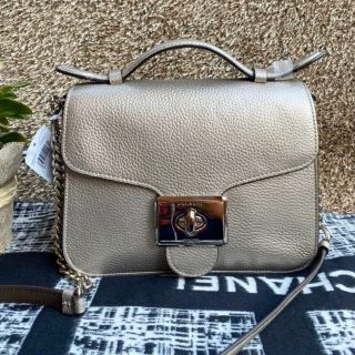 🦋พร้อมส่ง🦋 CASSIDY TOP HANDLE CROSSBODY (COACH F87693)SV/PLATINUM