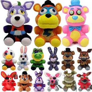 ของเล่นตุ๊กตา FNAF Five Nights At Freddys Foxy Chica Bonnie Golden Freddy ขนาด 25 ซม. ของขวัญวันเกิด สําหรับเด็ก