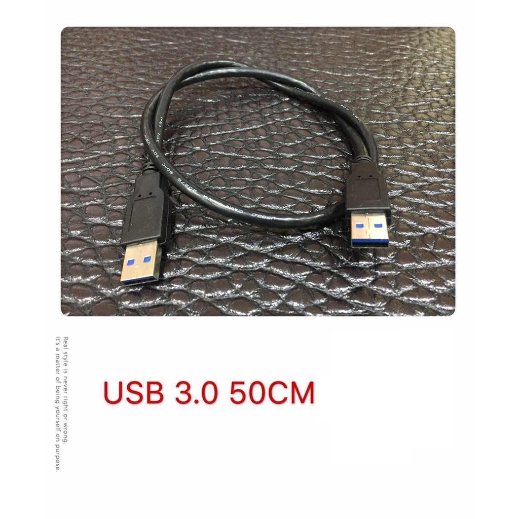 ส่งจากไทย USB 3.0 50CM. สายยาว 50 ซม. USB M to M M/M พร้อมส่ง