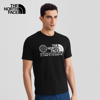 เสื้อยืดแขนสั้น ผ้าฝ้าย พิมพ์ลาย TheNorthFace North สวมใส่สบาย แฟชั่นฤดูใบไม้ผลิ และกลางแจ้ง สําหรับคู่รัก | 7watS-5XL