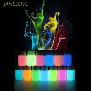 Jlove ชุดสีอีพ็อกซี่เรซิ่น เรืองแสงในที่มืด 8 สี สําหรับทาร่างกาย