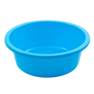 กะละมังพลาสติกกลม 55 ซม. สีฟ้า บาสเก็ต 323 ถังพลาสติก Plastic basin, round, 55 cm., blue, basketball 323