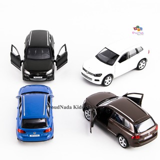 ProudNada Toys ของเล่นเด็กโมเดลรถโฟล์คสวาเกน RMZ City Volkswagen Touareg VW Touareg