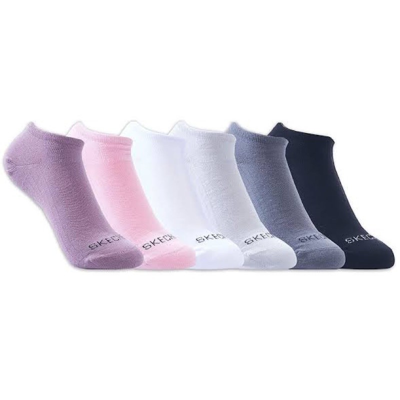 🇺🇸ถุงเท้า Skechers ของแท้จากUSA 🇺🇸 นุ่มใส่สบาย ทำจากผ้า Lycra แบ่งขาย  size 5-10 ถุงเท้าสั้น ถุงเท้า