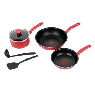 TEFAL ชุดหม้อและกระทะไทเทเนียม SO CHEF 6 ชิ้น