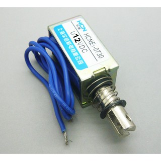 โซลินอยด์ล็อค โซลินอยด์กลไก HCNE1-0730 12VDC Open Frame Solenoid Electromagnet