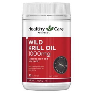 Healthy Care สูตร Wild Krill Oil 1000mg