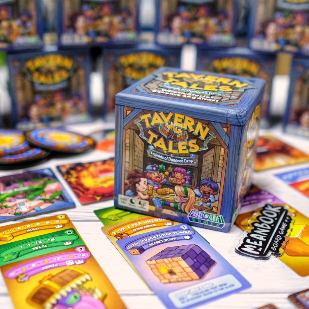 Tavern Tales : Legends of Dungeon Drop "Kickstarter" Board Game