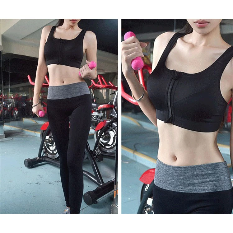 ชุดชั้นในสปอร์ตบาร์แบบมีซิปด้านหน้ากันกระแทกขนาด S - 5 Xl thumbnail 6