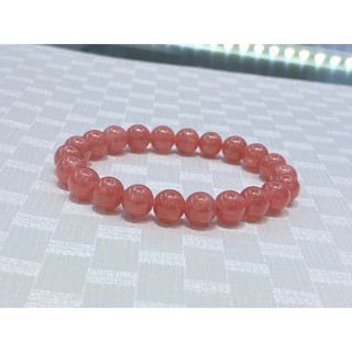 Premium grade Rhodochrosite from Argentina กำไลหินธรรมชาติแท้ 100%