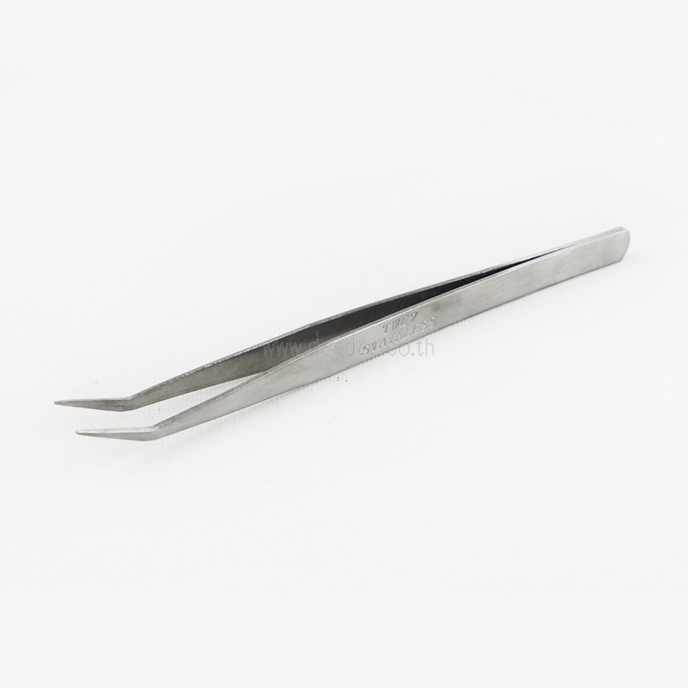 ปากคีบสแตนเลส ปากคีบแบบตรง ปากคีบปลายโค้ง ขนาด 12.5 ซม. และ15 ซม. ปากคีบเอนกประสงค์ - รูปที่ 2