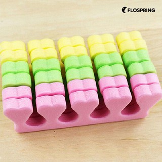 Flospring ฟองน้ําแยกนิ้วเท้า 10 ชิ้น