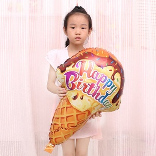 ลูกโป่งไอติม Birthday ice cream cone ขนาด 68*46cm