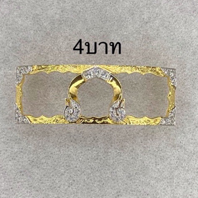 กรอบเลสทองสูตร ขนาด4บาท ใส่หลวงพ่อรวยแลเกจิอื่นๆ