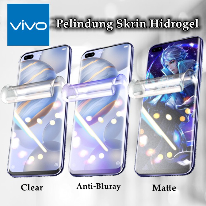 Vivo iQOO U1 / iQOO U1x / iQOO Pro 5G / Neo / Pro / Neo 855 Racing pelindung skrin hidrogel