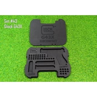 GLOCK 19 GLOCK 26 และ SIG SAUER P365 โฟม EVA ตัดเข้ารูปกล่องเดิม (มีสินค้าพร้อมส่งในไทย)