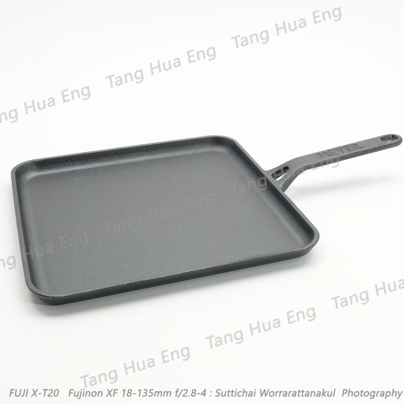 MEYER กระทะเหล็กหล่อทรงสี่เหลี่ยม ขนาด 28 ซม. Cast Iron รูปที่ 3
