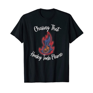 เสื้อยืด พิมพ์ลายการ์ตูนอนิเมะ Honky Tonk Flame สไตล์วินเทจ คุณภาพสูง สําหรับผู้ชายS-5XL