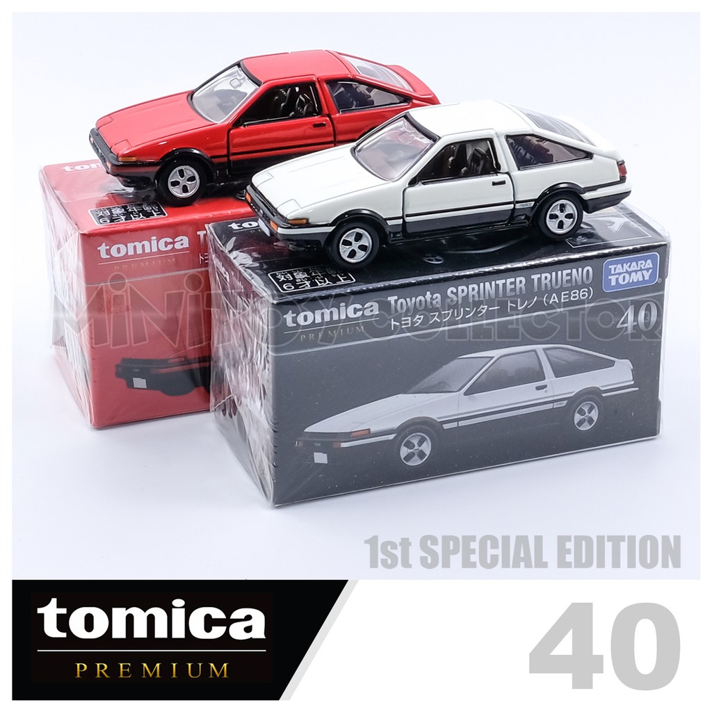 รถเหล็กTomica (ของแท้) Tomica Premium No.40 Toyota Sprinter Trueno (AE86)