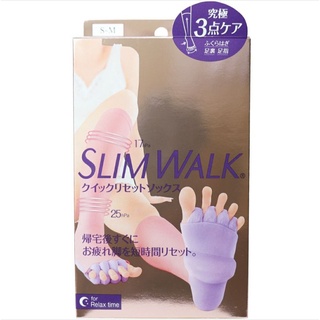 Slim Walk Quick Reset Socks Pink &amp; Purple size S-M หรือ M-L slimwalk